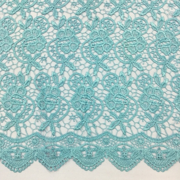 Scalloped Floral Lace MINT